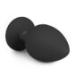 Dildo Anal Silicon ET Diamond Plug Large Black