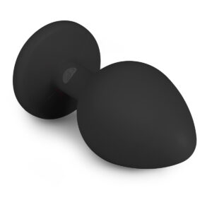 Dildo Anal Silicon ET Diamond Plug Medium Black