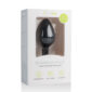 Dildo Anal Silicon ET Diamond Plug Medium Black