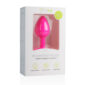 Dildo Anal Silicon ET Diamond Plug Small Pink