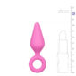 Dildo Anal Silicon ET Pointy Plug Pink Small