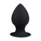 Dildo Anal Silicon ET Round Butt Plug Black Large