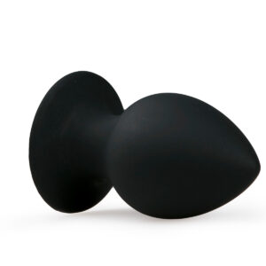 Dildo Anal Silicon ET Round Butt Plug Black Large