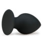 Dildo Anal Silicon ET Round Butt Plug Black Large