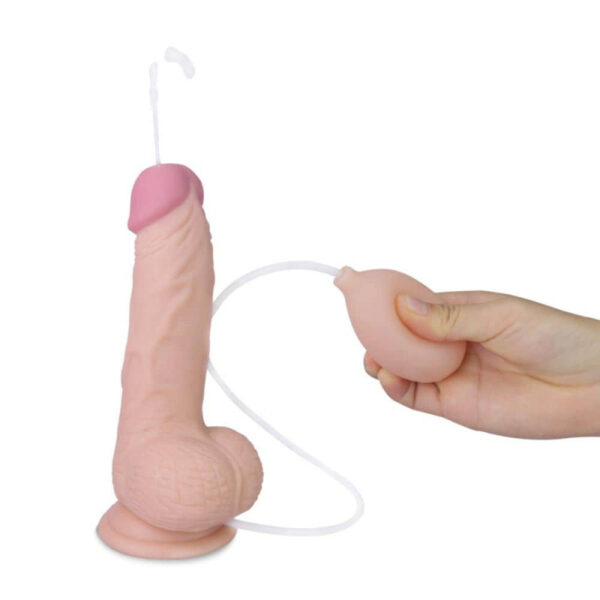Dildo Cu Ejaculare Soft Ejaculation Cock 8 Inch With Ball Dildo Cu Ejaculare Soft Ejaculation Cock 8 Inch With Ball