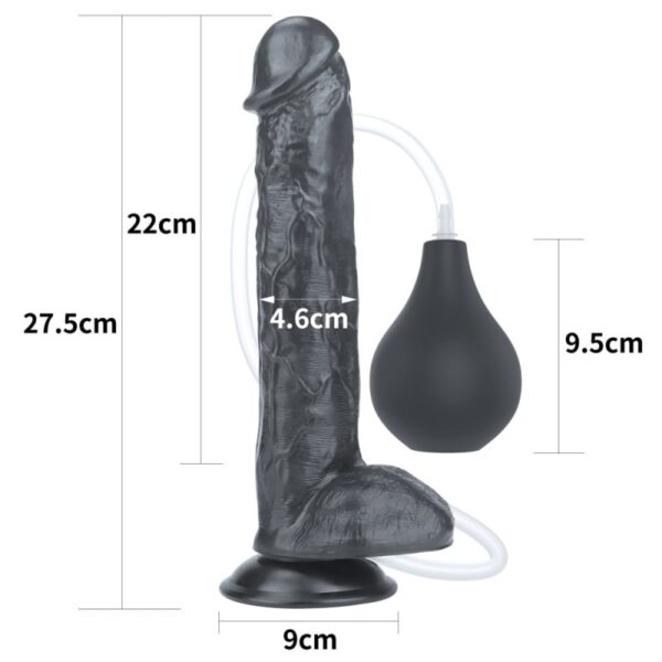 Dildo Cu Ejaculare Squirt Extreme 11 Inch Black Dildo Cu Ejaculare Squirt Extreme 11 Inch Black