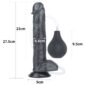 Dildo Cu Ejaculare Squirt Extreme 11 Inch Black