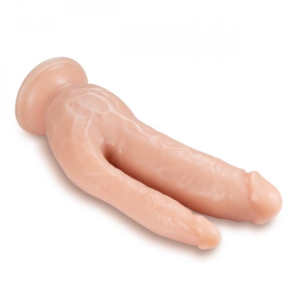 Dildo Dubla Penetrare Dr Skin Double Cock Vanilla Dildo Dubla Penetrare Dr Skin Double Cock Vanilla