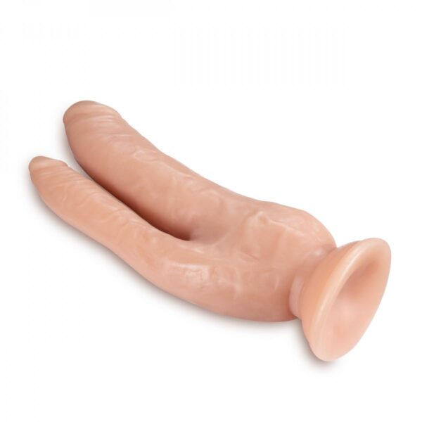 Dildo Dubla Penetrare Dr Skin Double Cock Vanilla Dildo Dubla Penetrare Dr Skin Double Cock Vanilla