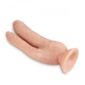 Dildo Dubla Penetrare Dr Skin Double Cock Vanilla