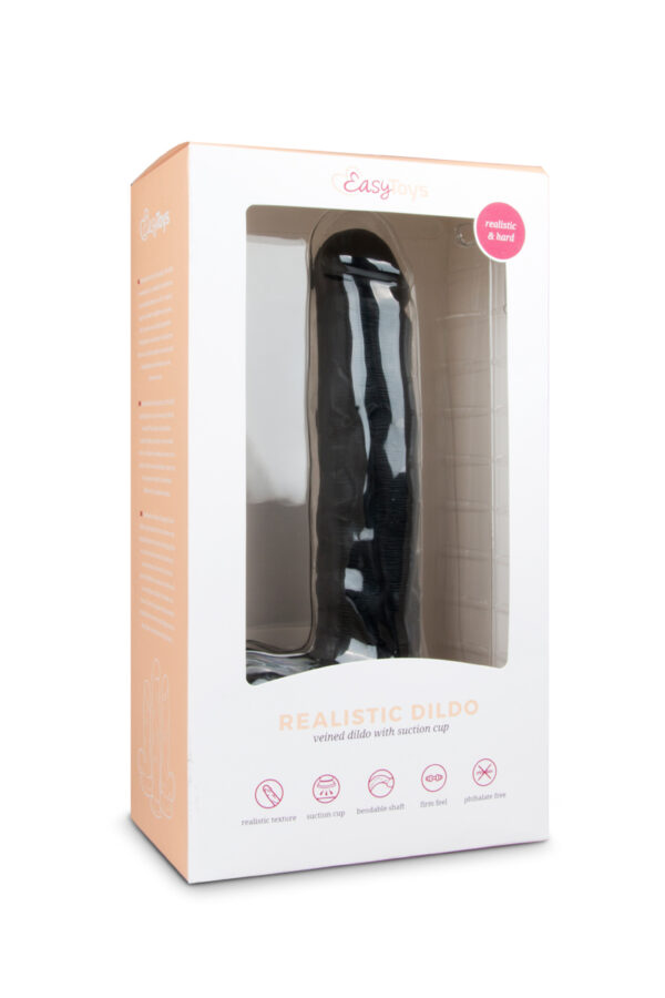 Dildo ET Realistic 26.5 CM Black Dildo ET Realistic 26.5 CM Black