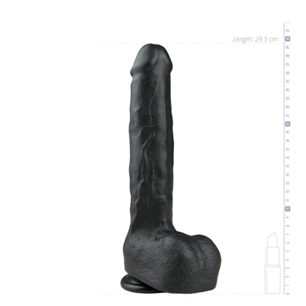 Dildo ET Realistic 29.5 CM Black Dildo ET Realistic 29.5 CM Black