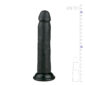 Dildo ET Realistic Veined 20.5 CM Black