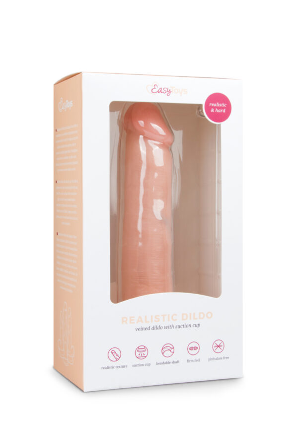 Dildo ET Realistic Veined 20.5 CM Flesh Dildo ET Realistic Veined 20.5 CM Flesh