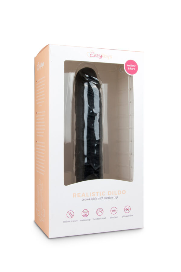 Dildo ET Realistic Veined 28.5 CM Black Dildo ET Realistic Veined 28.5 CM Black
