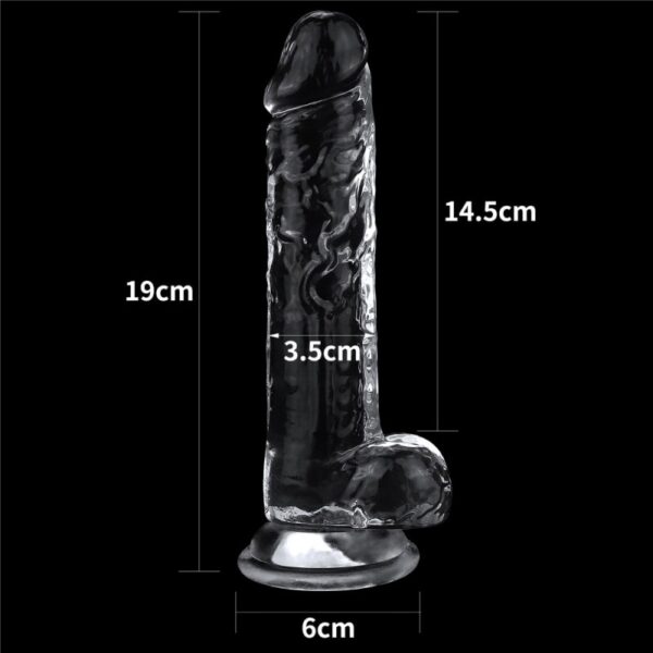 Dildo Flawless Clear Lovetoy 7.5 Inch Dildo Flawless Clear Lovetoy 7.5 Inch
