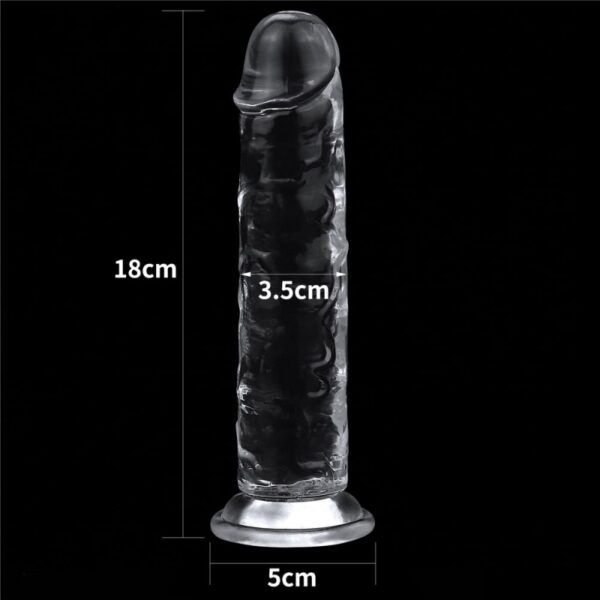 Dildo Flawless Clear Lovetoy 7 Inch Dildo Flawless Clear Lovetoy 7 Inch