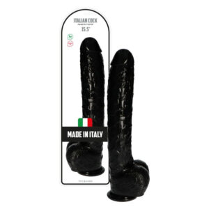 Dildo Gigant Italian Cock 15.5 Inch Black