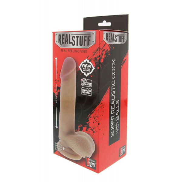 Dildo Real Stuff 6.5 Inch Flesh Dildo Real Stuff 6.5 Inch Flesh