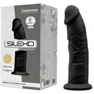 Dildo Silexd Premium Silicon Dual Density Black