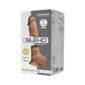 Dildo Silexd Premium Silicon Dual Density Caramel 17.5 CM