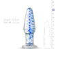 Dildo Sticla Gildo Clear Glass Butt Plug No 23