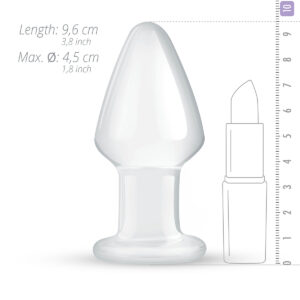 Dildo Sticla Gildo Clear Glass Butt Plug No 25 Dildo Sticla Gildo Clear Glass Butt Plug No 25