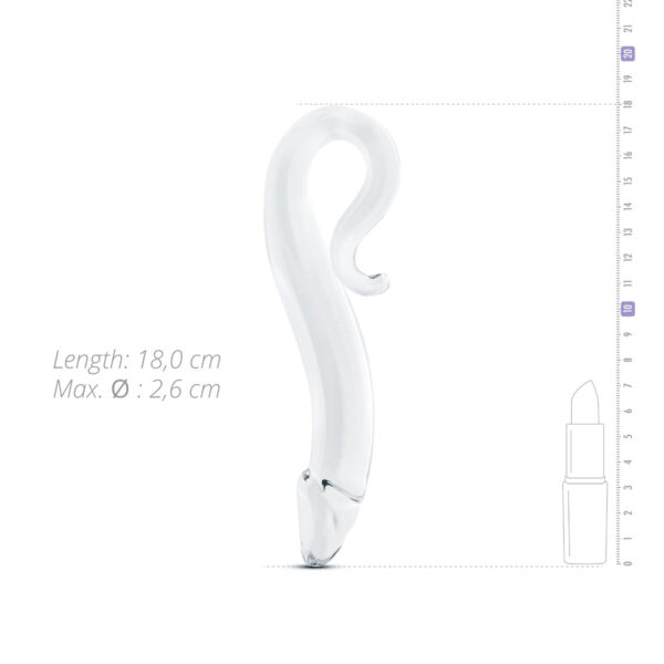 Dildo Sticla Gildo Clear Glass No 14 Dildo Sticla Gildo Clear Glass No 14