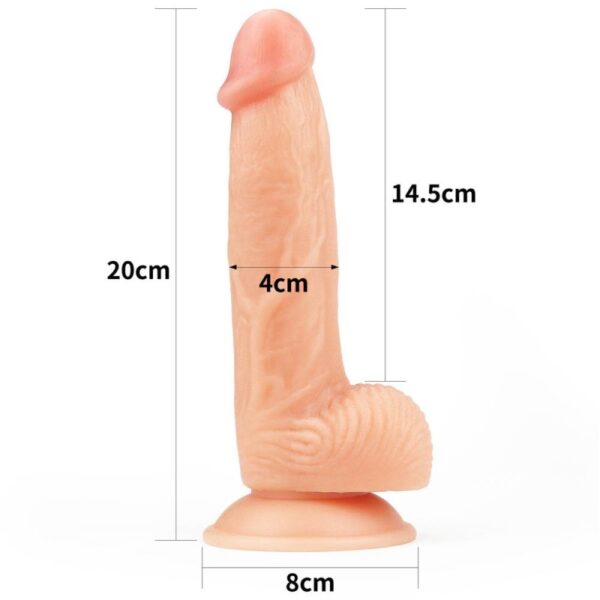 Dildo The Ultra Soft Dude 8 Inch Slim Dildo The Ultra Soft Dude 8 Inch Slim