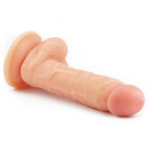 Dildo The Ultra Soft Dude 8 Inch Slim Flesh