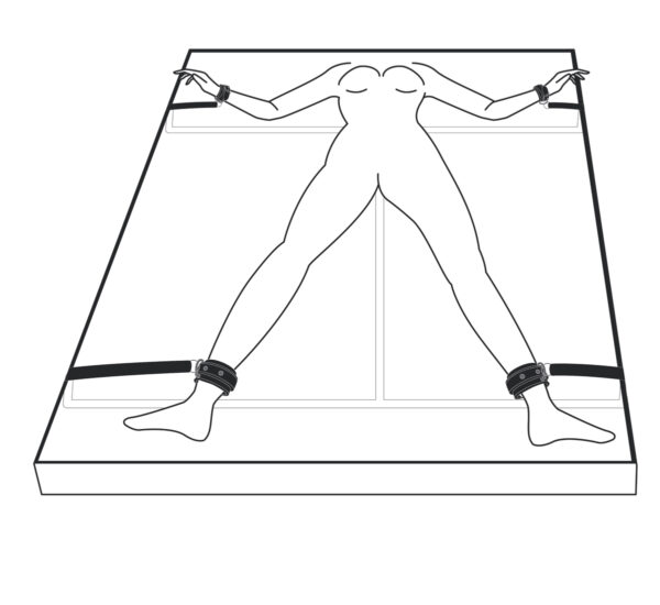 EasyToys Under Mattress Restraint Set EasyToys Under Mattress Restraint Set