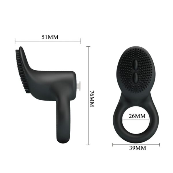 Inel Cu Vibratie Pretty Love Cobra Black Inel Cu Vibratie Pretty Love Cobra Black