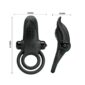 Inel Cu Vibratie Pretty Love Double 10 Functii Black