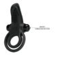Inel Cu Vibratie Pretty Love Double 10 Functii Black