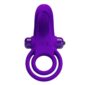 Inel Cu Vibratie Pretty Love Double 10 Functii Purple