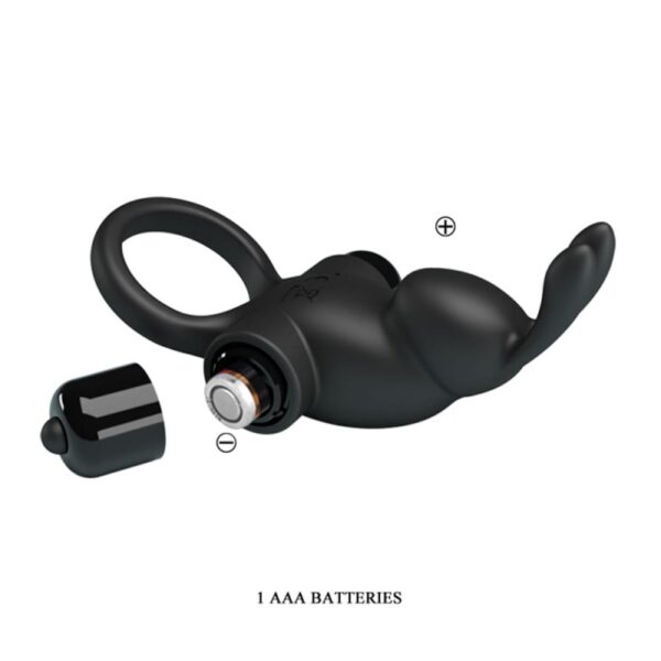 Inel Cu Vibratie Pretty Love Rabbit 10 Functii Black Inel Cu Vibratie Pretty Love Rabbit 10 Functii Black