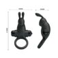 Inel Cu Vibratie Pretty Love Rabbit 10 Functii Black