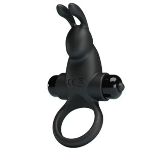 Inel Cu Vibratie Pretty Love Rabbit 10 Functii Black Inel Cu Vibratie Pretty Love Rabbit 10 Functii Black