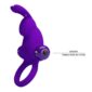 Inel Cu Vibratie Pretty Love Rabbit 10 Functii Purple