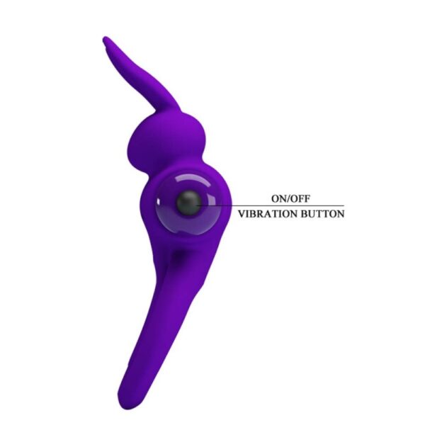 Inel Cu Vibratie Pretty Love Rabbit Double 10 Functii Purple Inel Cu Vibratie Pretty Love Rabbit Double 10 Functii Purple
