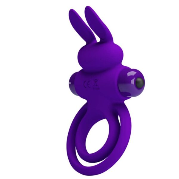 Inel Cu Vibratie Pretty Love Rabbit Double 10 Functii Purple Inel Cu Vibratie Pretty Love Rabbit Double 10 Functii Purple