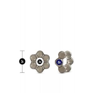 Inel Stay Hard Tick Bead Cock Ring Black