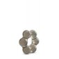 Inel Stay Hard Tick Bead Cock Ring Black