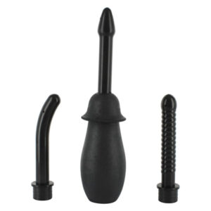 Irigator Anal Douche Unisex Black
