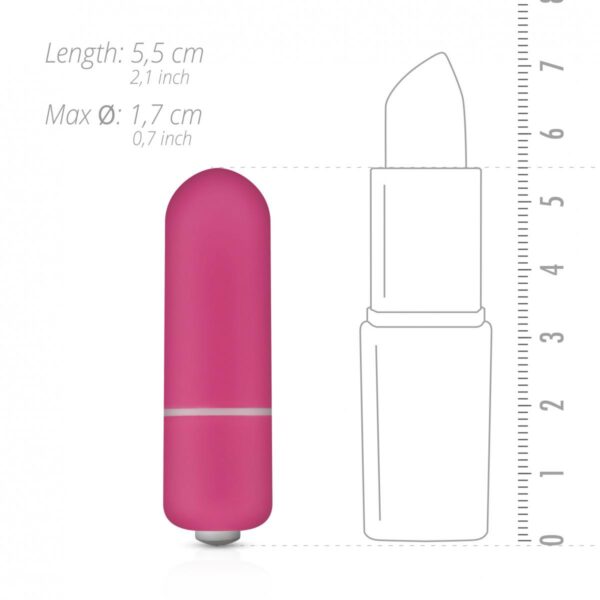 Mini Vibrator ET 10 Speed Bullet Pink Mini Vibrator ET 10 Speed Bullet Pink