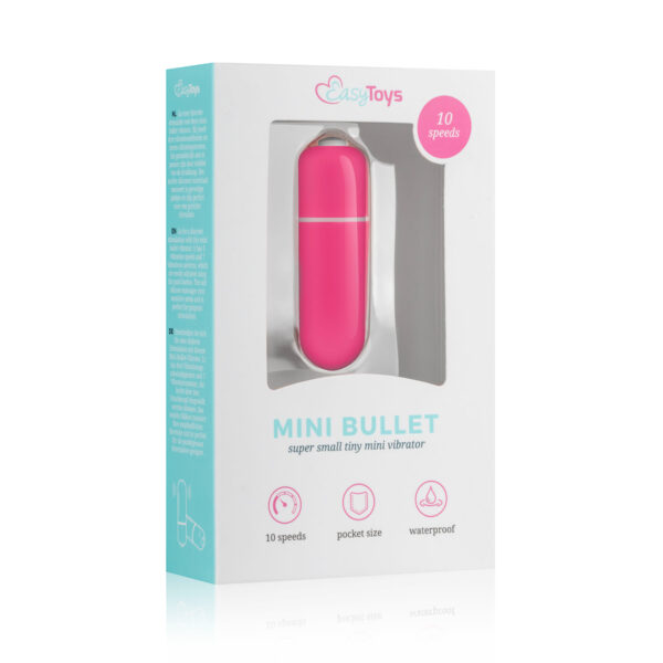 Mini Vibrator ET 10 Speed Bullet Pink Mini Vibrator ET 10 Speed Bullet Pink