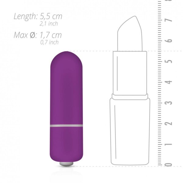 Mini Vibrator ET 10 Speed Bullet Purple Mini Vibrator ET 10 Speed Bullet Purple