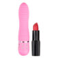 Mini Vibrator ET Diamond Ribbed Pink
