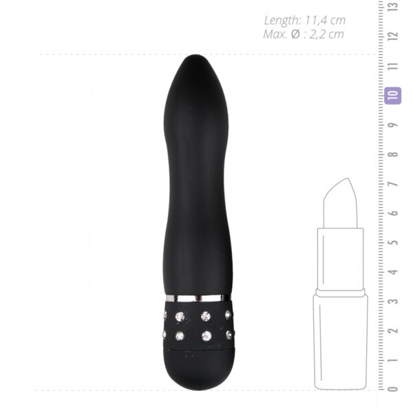 Mini Vibrator ET Diamond Smooth Black Mini Vibrator ET Diamond Smooth Black