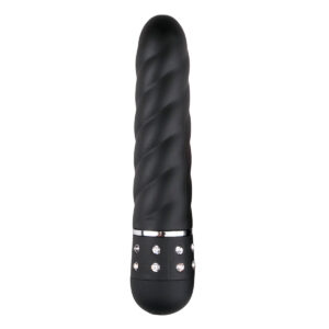 Mini Vibrator ET Diamond Twisted Black
